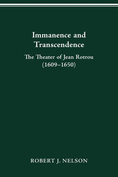IMMANENCE AND TRANSCENDANCE