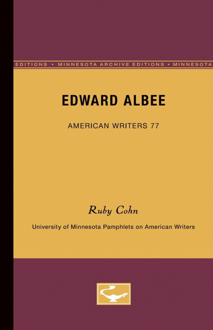 EDWARD ALBEE - AMERICAN WRITERS 77