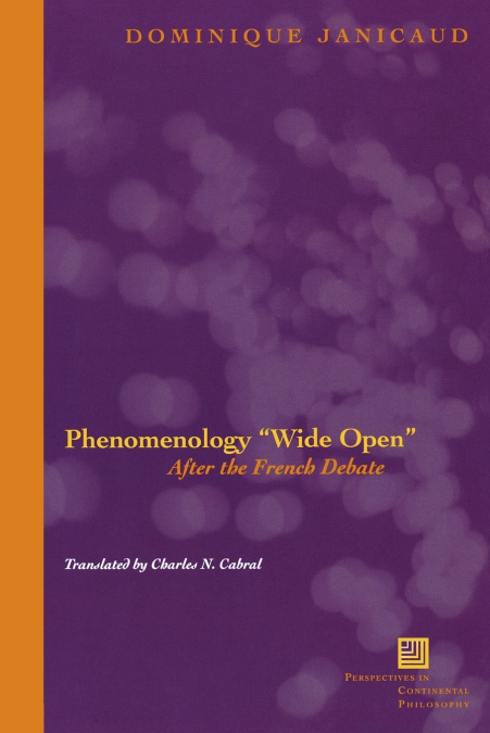PHENOMENOLOGY WIDE OPEN