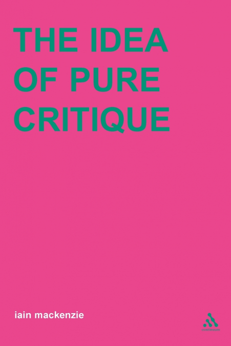 IDEA OF PURE CRITIQUE