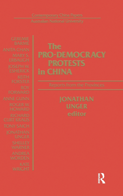 THE PRO-DEMOCRACY PROTESTS IN CHINA