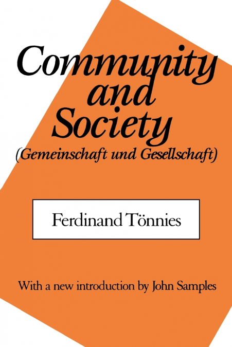 COMMUNITY AND SOCIETY