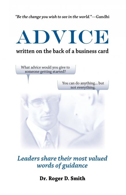 ADVICE WRITTEN ON THE BACK OF A BUSINESS CARD