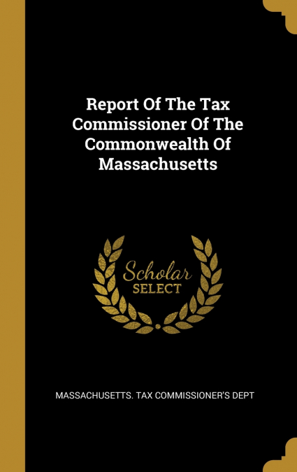 REPORT OF THE TAX COMMISSIONER UPON VOLUNTARY ASSOCIATIONS
