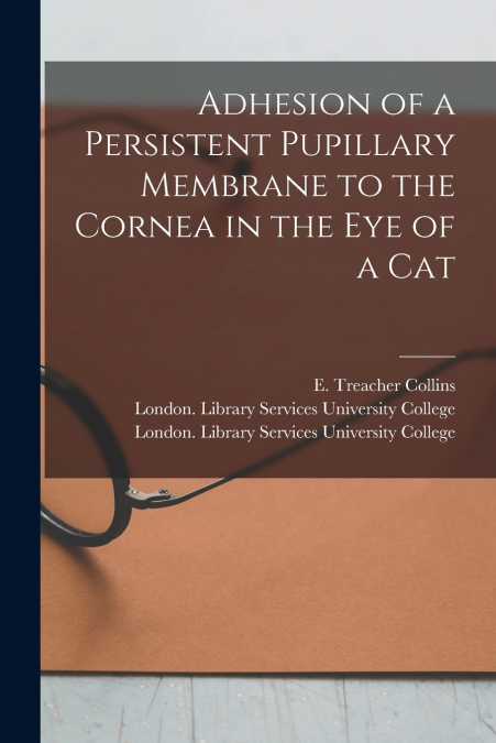 ADHESION OF A PERSISTENT PUPILLARY MEMBRANE TO THE CORNEA IN