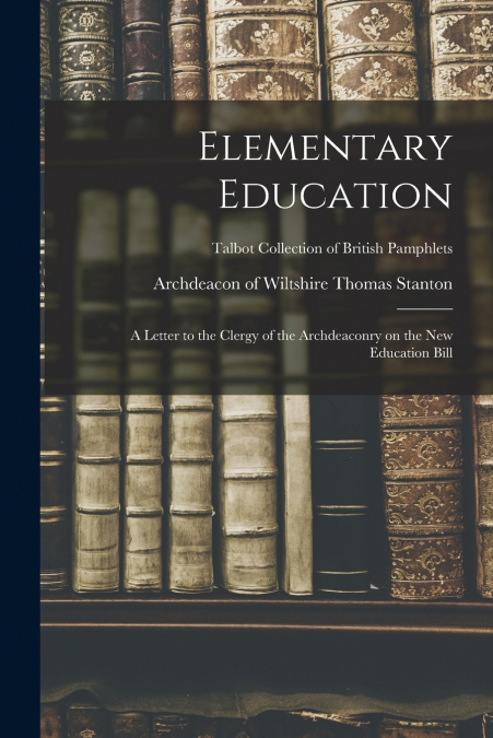 ELEMENTARY EDUCATION