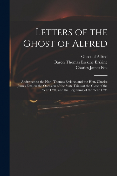 LETTERS OF THE GHOST OF ALFRED