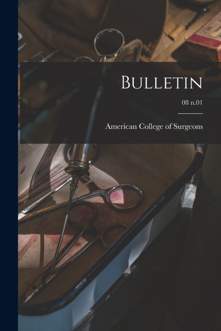 BULLETIN, 08 N.01