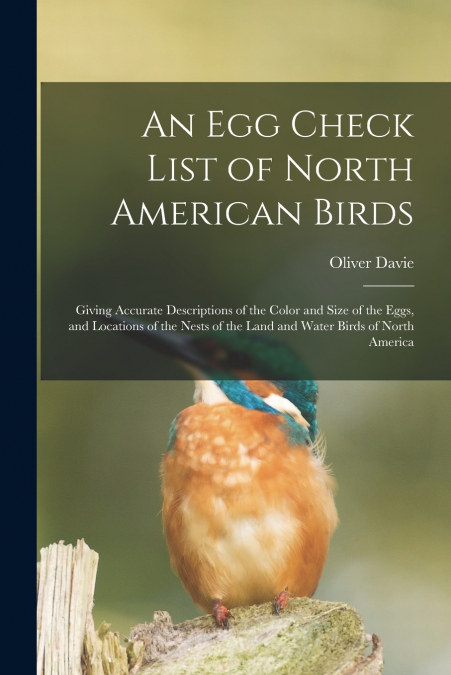 AN EGG CHECK LIST OF NORTH AMERICAN BIRDS [MICROFORM]