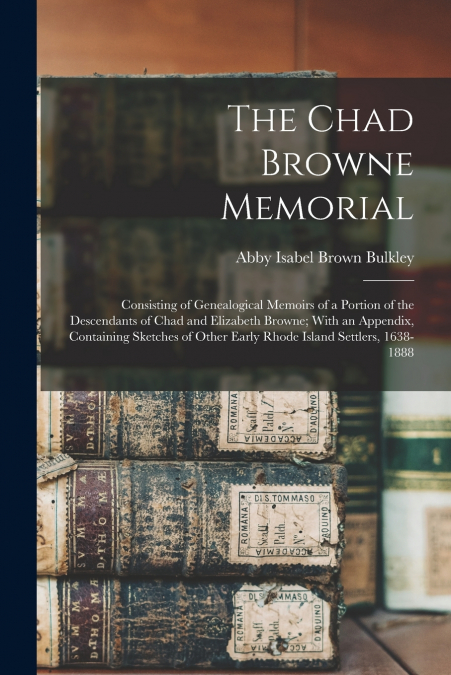 THE CHAD BROWNE MEMORIAL