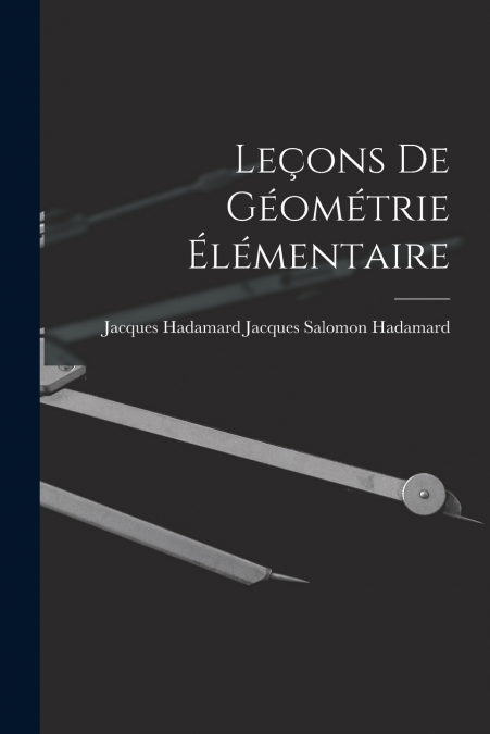 LE�ONS DE GEOMETRIE ELEMENTAIRE
