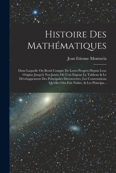 HISTOIRE DES MATHEMATIQUES