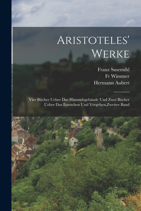 ARISTOTELES? WERKE
