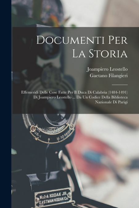 DOCUMENTI PER LA STORIA