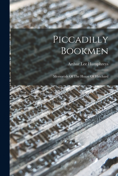 PICCADILLY BOOKMEN
