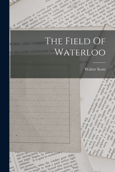 THE FIELD OF WATERLOO