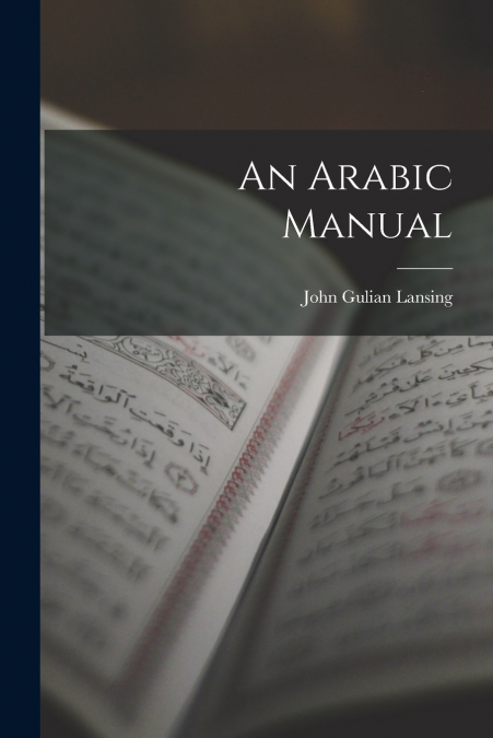 AN ARABIC MANUAL