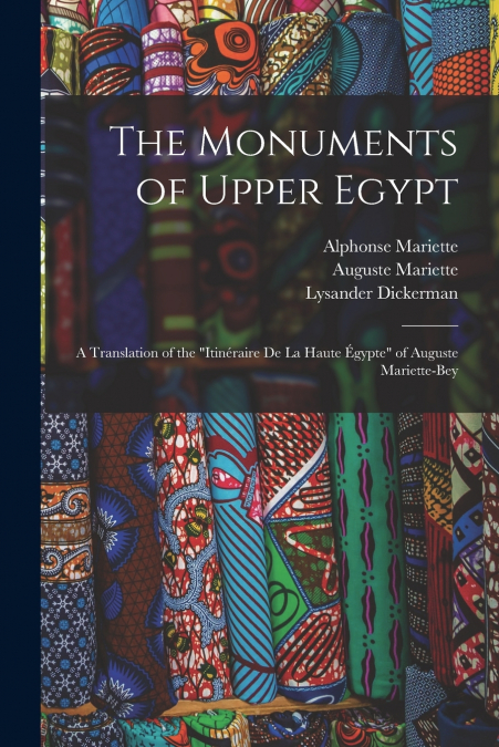 THE MONUMENTS OF UPPER EGYPT
