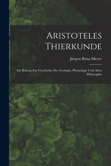 ARISTOTELES THIERKUNDE