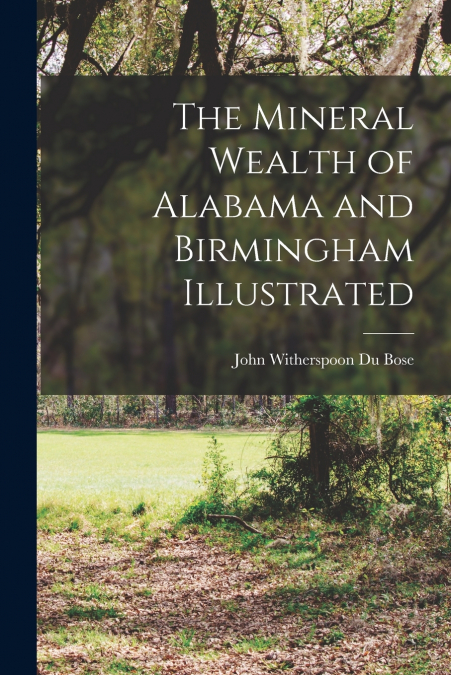 THE MINERAL WEALTH OF ALABAMA AND BIRMINGHAM ILLUSTRATED