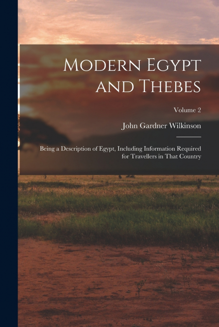 MODERN EGYPT AND THEBES