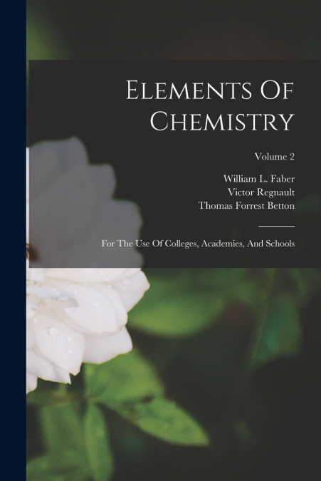 ELEMENTS OF CHEMISTRY