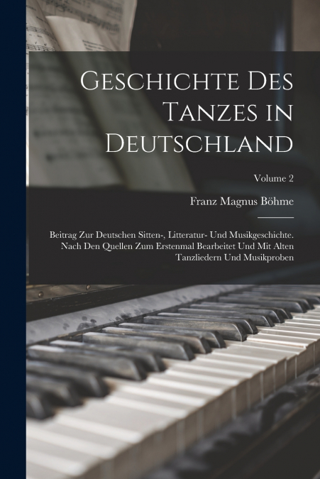 GESCHICHTE DES TANZES IN DEUTSCHLAND