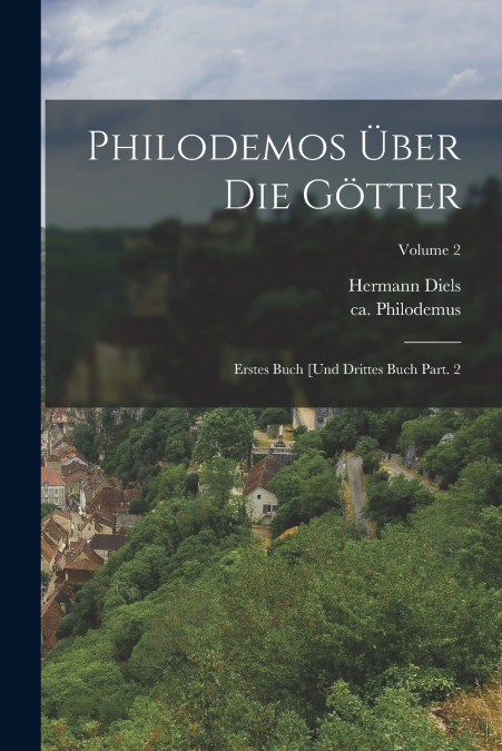 PHILODEMOS UBER DIE GOTTER