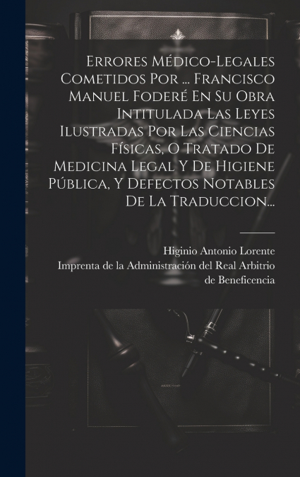 ERRORES MEDICO-LEGALES COMETIDOS POR ... FRANCISCO MANUEL FO