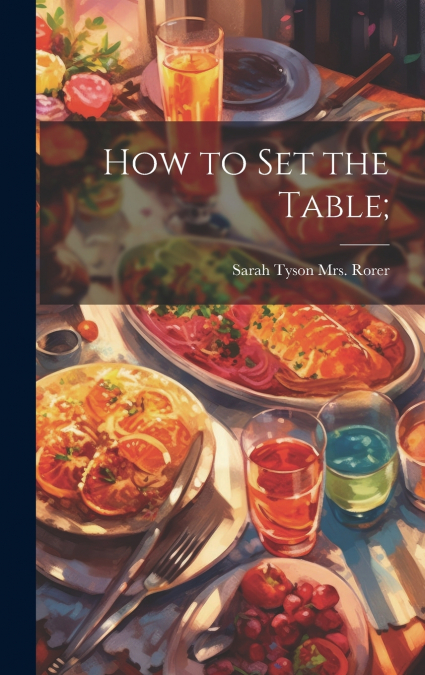 HOW TO SET THE TABLE,