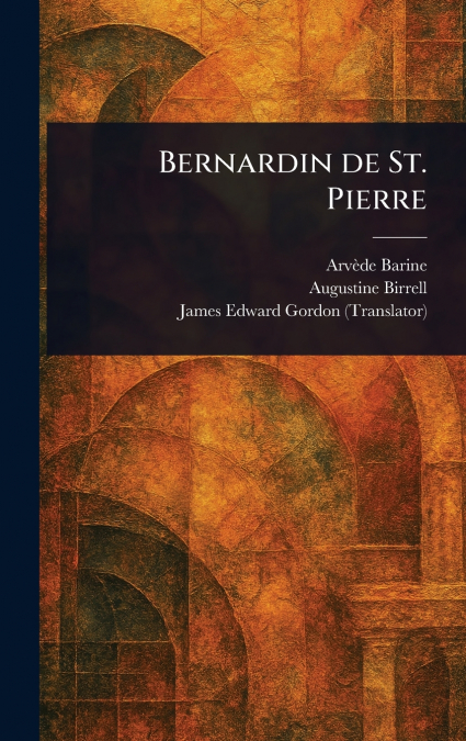 BERNARDIN DE ST. PIERRE