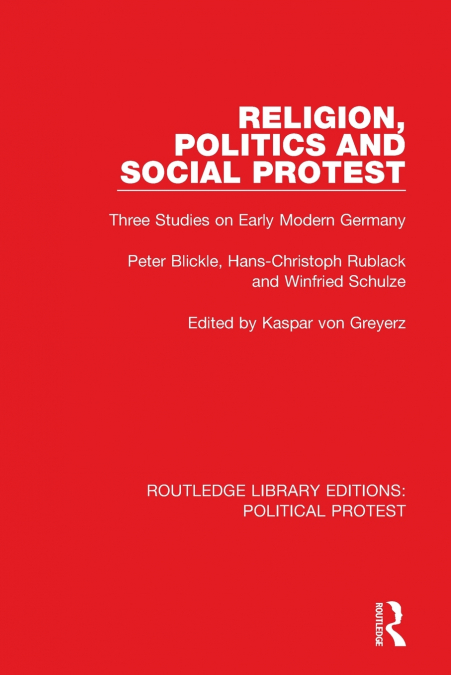 RELIGION, POLITICS AND SOCIAL PROTEST