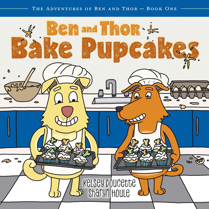 BEN AND THOR BAKE PUPCAKES