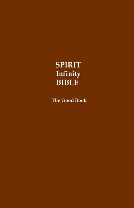 SPIRIT INFINITY BIBLE (BLACK COVER)