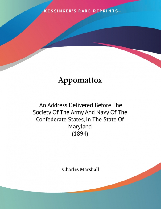 APPOMATTOX