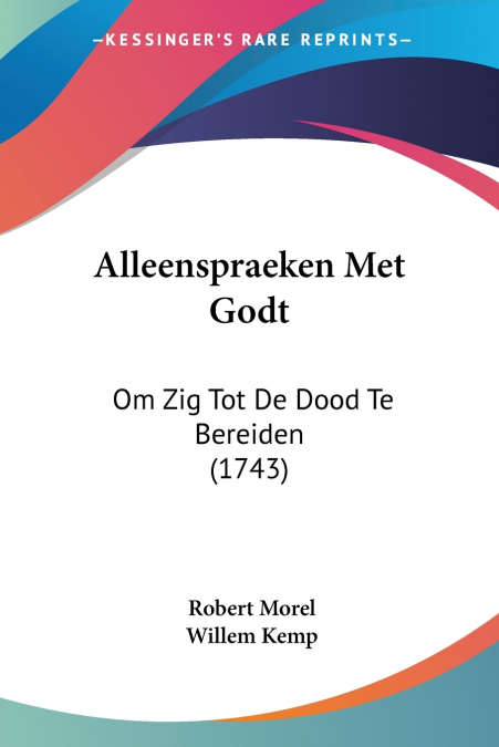 ALLEENSPRAEKEN MET GODT