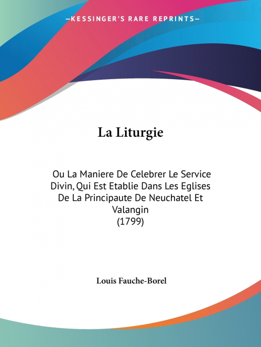 LA LITURGIE