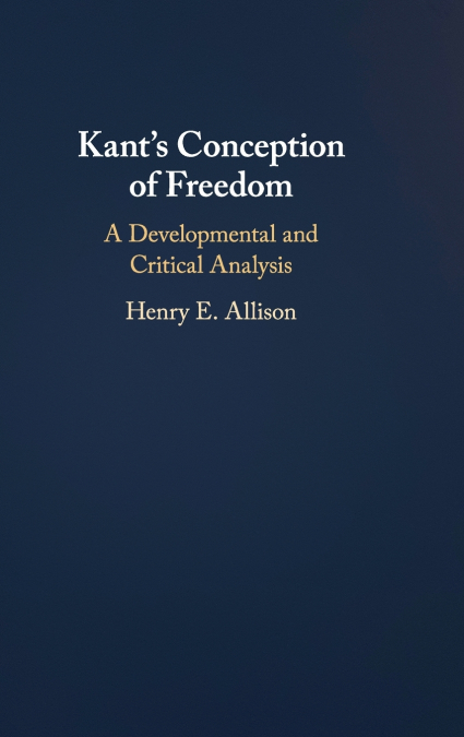 KANT?S CONCEPTION OF FREEDOM