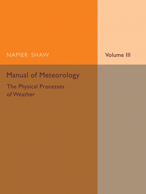 MANUAL OF METEOROLOGY