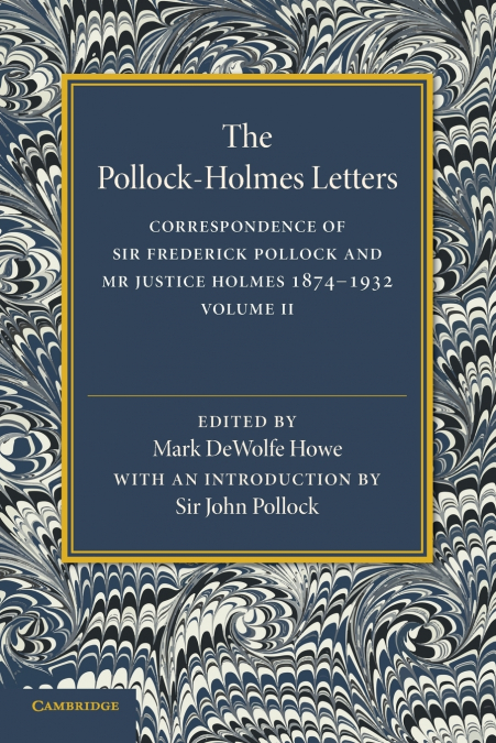 THE POLLOCK-HOLMES LETTERS