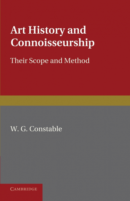 ART HISTORY AND CONNOISSEURSHIP
