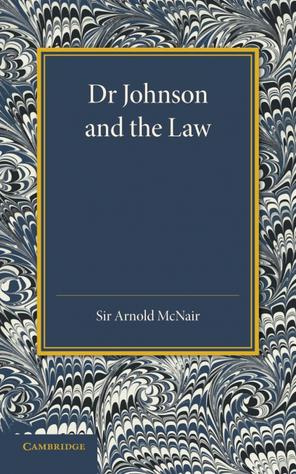 DR JOHNSON AND THE LAW