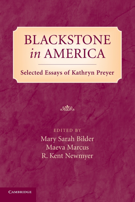 BLACKSTONE IN AMERICA