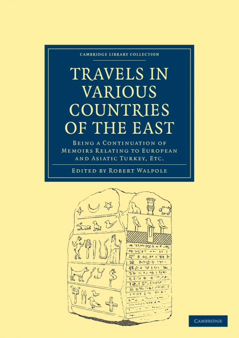 TRAVELS IN VARIOUS COUNTRIES OF THE EAST