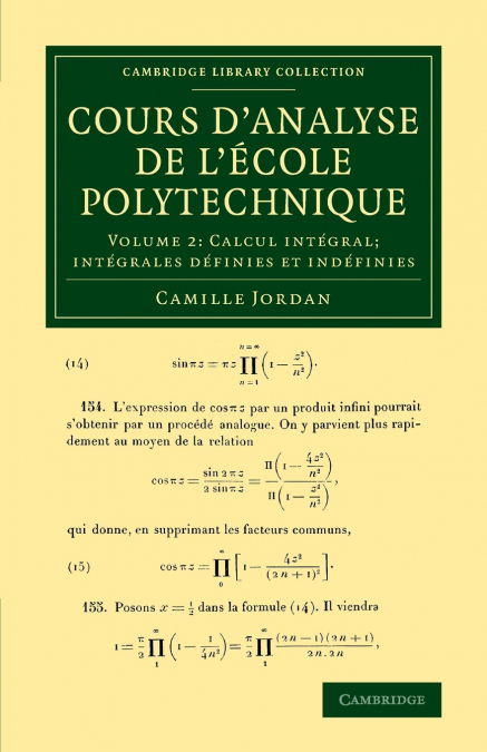 COURS D?ANALYSE DE L?ECOLE POLYTECHNIQUE