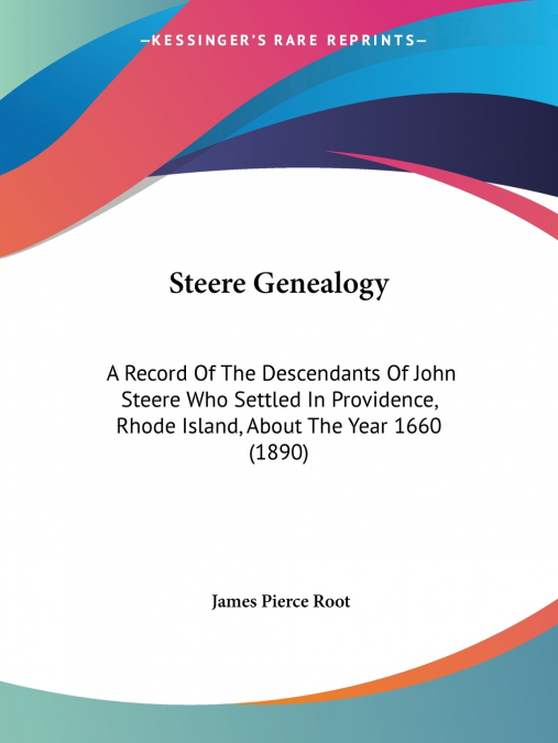 STEERE GENEALOGY
