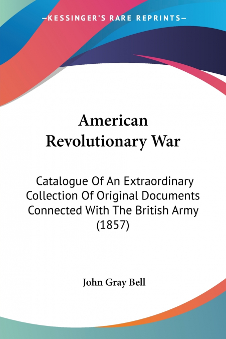 AMERICAN REVOLUTIONARY WAR