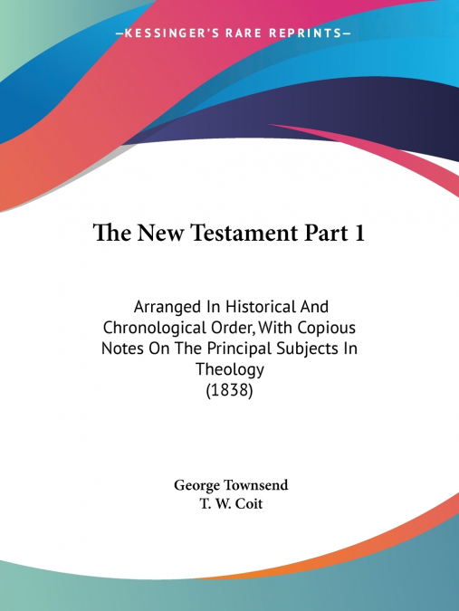 THE NEW TESTAMENT PART 1