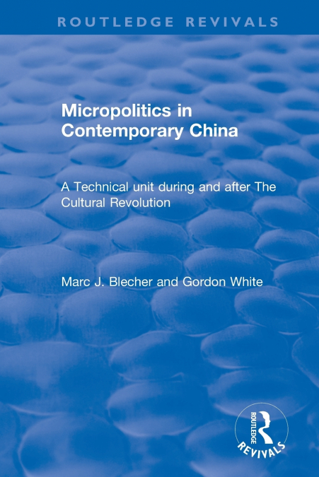 MICROPOLITICS IN CONTEMPORARY CHINA