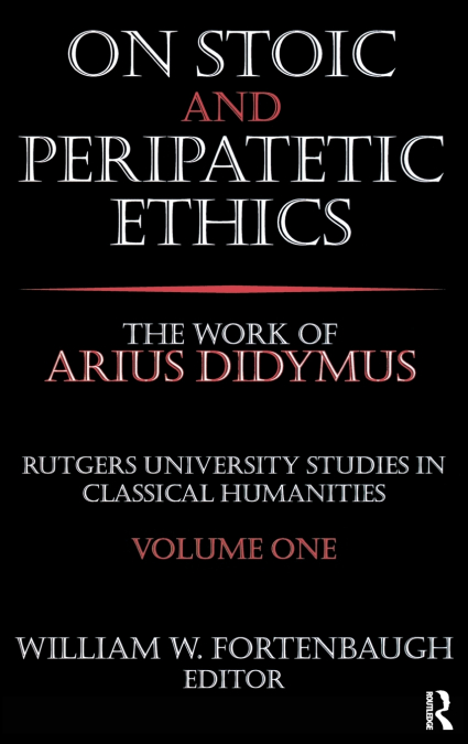 ON STOIC AND PERIPATETIC ETHICS